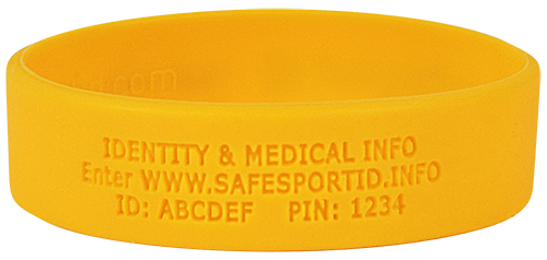 Notfallarmband Kinder - SOS Armband - SafesportID